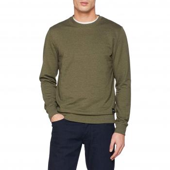 Only & Sons Onsbasic Sweat Crew Neck Unbrushed Noos, suéter para Hombre, Verde Olive Night, Large