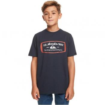 Quiksilver - Camiseta de niños Mind Barrel Azul 16A