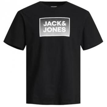 Camiseta de Niño Jack&Jones JJSTEEL TEE SS - Ajuste Estándar, Color Negro