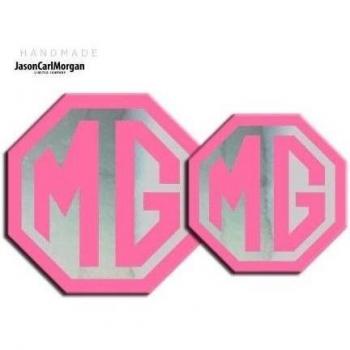 Mg TF LE500 2009-ON Rosa y chapas de delantera y trasera cromado