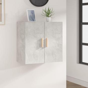 Mueble de pared de hormigón gris 60x30x60 cm madera multicapa vidaXL Armario de pared madera contrachapada gris hormigón 60x30x60 cm
