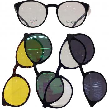 Ultem - Montura de gafas - para hombre Negro negro mate 48