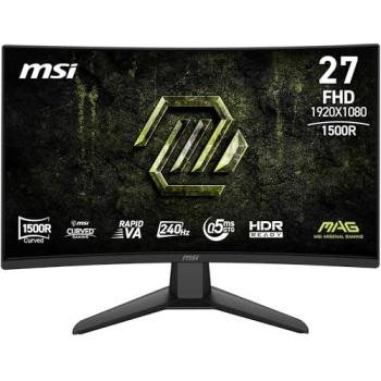 Monitor Gaming Curvo MSI MAG 274CF X24 27 Full HD 240Hz Rapid VA 0,5ms FreeSync Premium HDR