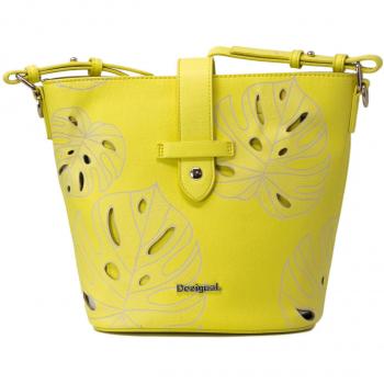 Desigual - Bolso al hombro para mujer One size, color Amarillo, talla talla única