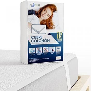 Dreamzie Cubre Colchon - para el Colchón 80 x 160 cm - Impermeable con 4 Esquinas Elásticas - Protector de Colchón de Algodon Transpirable - 15 Años de Garantia
