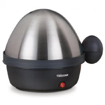 Tristar EK-3076 – Cocedor de huevos, para 7 huevos, color acero inoxidable