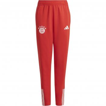 Pantalón de Chándal Infantil Adidas FC Bayern Munich 2023/24, Talla: 135-140 CM, Loneta de algodón, Color Rojo
