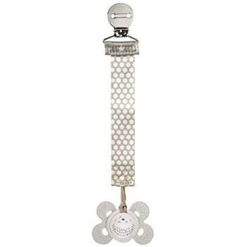 Chicco Neutral Fashion Clip - 2 in 1 Pacifier Holder, Beige