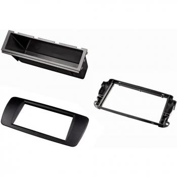 Hama - Car Radio Support, double DIN, para Seat Ibiza from 2008, Nit black, Negro