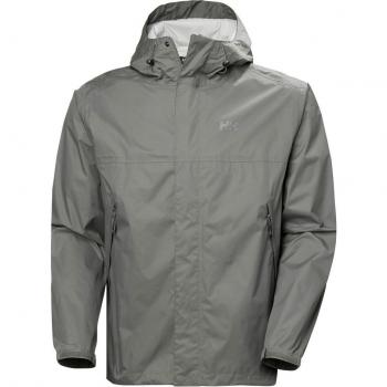 Helly Hansen Men's Loke Waterproof Hooded Jacket in Smoke Grey