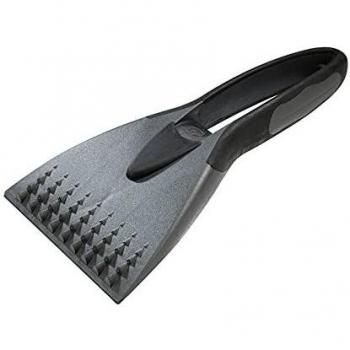 Rascador de Hielo para Coche con Empuñadura Suave, 22cm, Negro