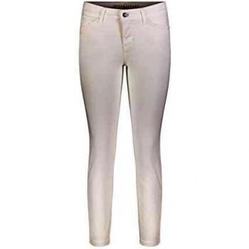 Dream Chic Slim Fit Cropped Jeans with Zip Detail in White