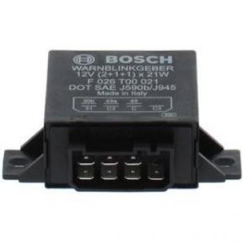 Relé de intermitencia Bosch F 026 T00 021 con función de luz intermitente