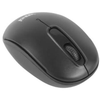 Ratón Inalámbrico Óptico Ambidiestro 1000 DPI Negro con Receptor USB Nano Plug & Play