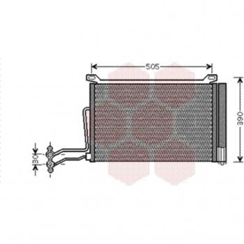 Condensador de Aire Acondicionado VAN WEZEL 06005264