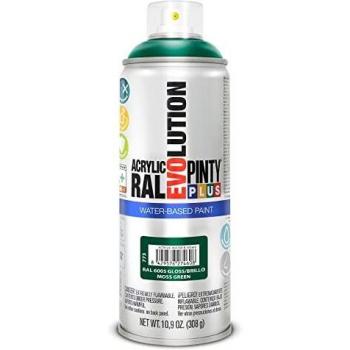 PINTURA EN SPRAY PINTYPLUS EVOLUTION WATER-BASED 520CC RAL 6005 VERDE MUSGO