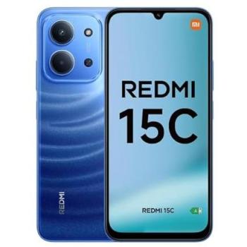 Smartphone Xiaomi Redmi 15C 6.9 FHD+ 4GB RAM 128GB Dual SIM 6000 mAh Azul Moonlight