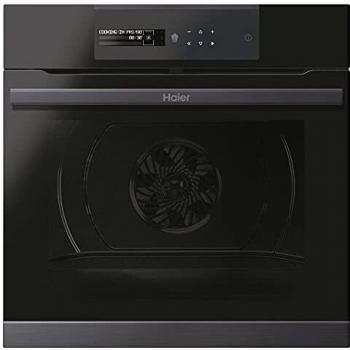Haier I-Message Series 4 HWO60SM5B9BH- Horno Multifunción, Pirolítico, Conectividad WIFI, Capacidad 70L, Sonda térmica, 13 Funciones, Interfaz táctil, Iluminación Lateral, Clase A+, Negro