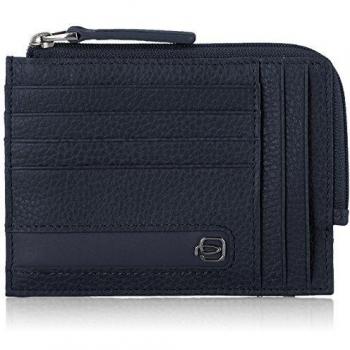 Piquadro Ili - Porta Tarjetas de crédito, 12 cm, Turquesa