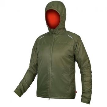 Chaqueta Endura GV500 PrimaLoft verde oliva para hombre - Talla L