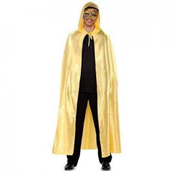 Fyasa 706280-t04-oro veneciano capa disfraz, oro, grande
