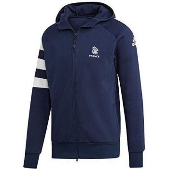 adidas Ffhb Casual HD Sudadera, Hombre, Maruni/Blanco, XS