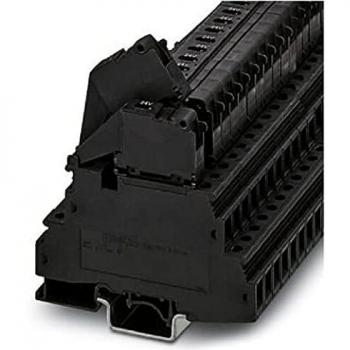Modular Fuse Terminal Block UKK 5-HESILED 24 (5x20 mm) - 4 Poles, Black, 50 pcs