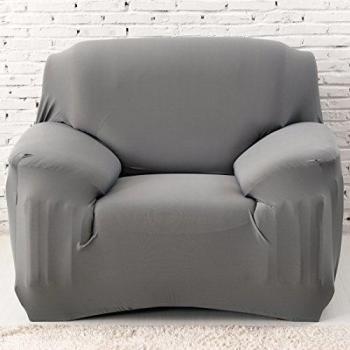HIFUAR Fundas para Sofa Elástica 1,2,3,4 Plazas,Cubre Sofá Universal Cubierta de Sofá de Color Sólido Protector de Sofá o Sillón