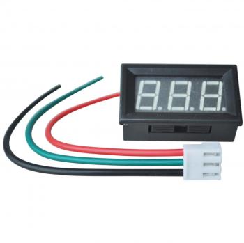 SODIAL(R) Amperimetro Digital Panel LED Luz Azul DC 0-10A Tester