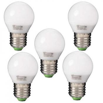 Bombilla LED Esférica 8W 220-240V E27 6400K 650LM (5 Unidades)