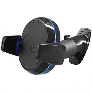 Scosche MagicGrip Soporte Pasivo para Teléfono Móvil/Smartphone Negro con Carga Inalámbrica Qi de 10W
