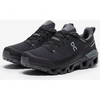 On Running Cloudwander Waterproof Men's Hiking Sneakers - Black/Eclipse