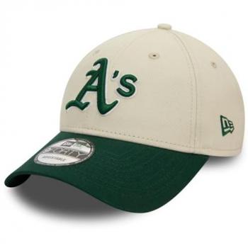 Gorra New Era World Series 9Forty Blanca con Visera Verde, Talla: One Size, Unisex