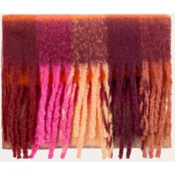 Bufanda multicolor Fucsia TU