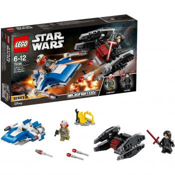 LEGO Star Wars - Microfighters Series 5 A-Wing vs. TIE Silencer 75196