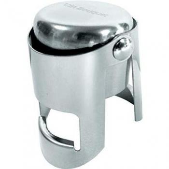 Vin Bouquet FIT 376 - Tapón para cava & champagne Acero Inoxidable, Plata