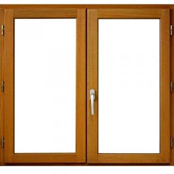 Ventana de Madera 2 Paneles 115x90 cm Sin Manilla