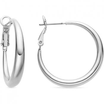 Pendientes Basic Luxenter acabados en rodio