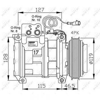 Compresor de aire acondicionado NRF 32459G