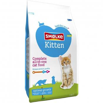 Smølke Kitten Dry Cat Food - Economy Pack: 2 x 4 kg