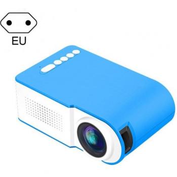 Mini proyector LED 3D 1080P para cine en casa con altavoces estéreo integrados y compatibilidad con enchufes de UE, Reino Unido, EE. UU. y Australia