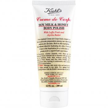Exfoliante Corporal Cremoso e Hidratante de Leche de Soja y Miel 200 ml