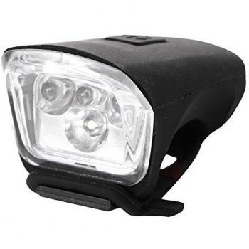 MSC Bikes Light Luz Frontal para Bicicleta, Negro, 30 Lumens