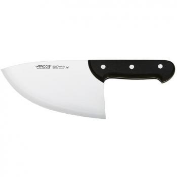 Chuletera Arcos Colour - Profesional 2875000 de acero inoxidable Nitrum con mango ergonómico de Polipropileno negro, hoja de 18 cm y 3 mm de espesor en Display.