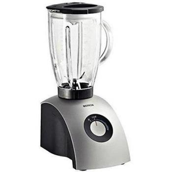 Bosch MMB2001 - Batidora de vaso, 600 W, jarra de vidrio, 1,75 litros, color plata