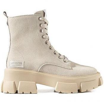 Steve Madden Tanker Women's Beige Ankle Boots