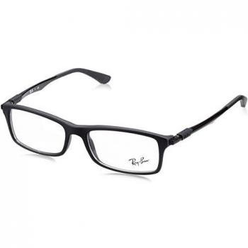 Ray-Ban RX7017 Active Lifestyle 5196 Men's Eyeglasses Black Size 56 - Frame Only - Blue Light Block Available