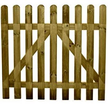Cancela Jardin Madera Papillon 100x100 cm.