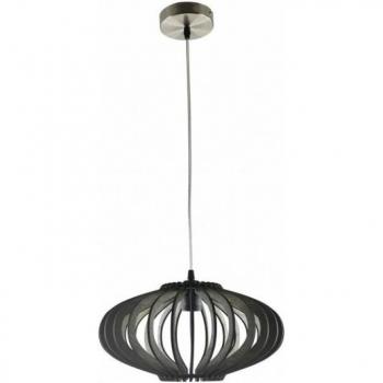 Colgante Sapelli 1XE27 Madera Café Regx35x35 Cm - Elegante Diseño Moderno
