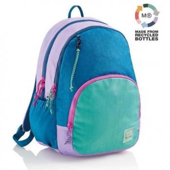 Mochila Triple Oslo Reciclada Rider Purple Miquelrius MR19342